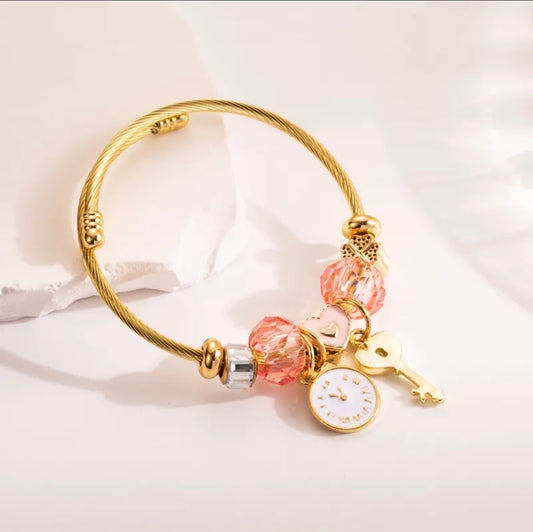 It's About Time Bracelet - Pink