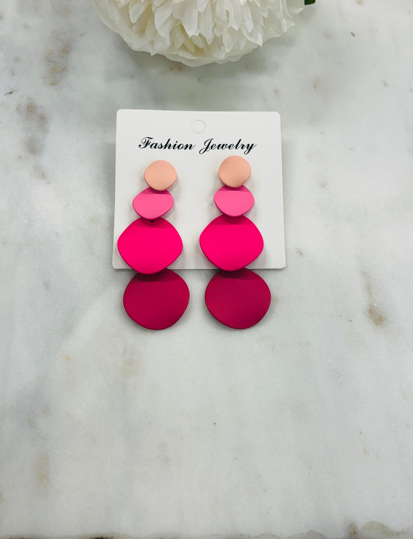 My Four Stages Earrings - Perfect Pink