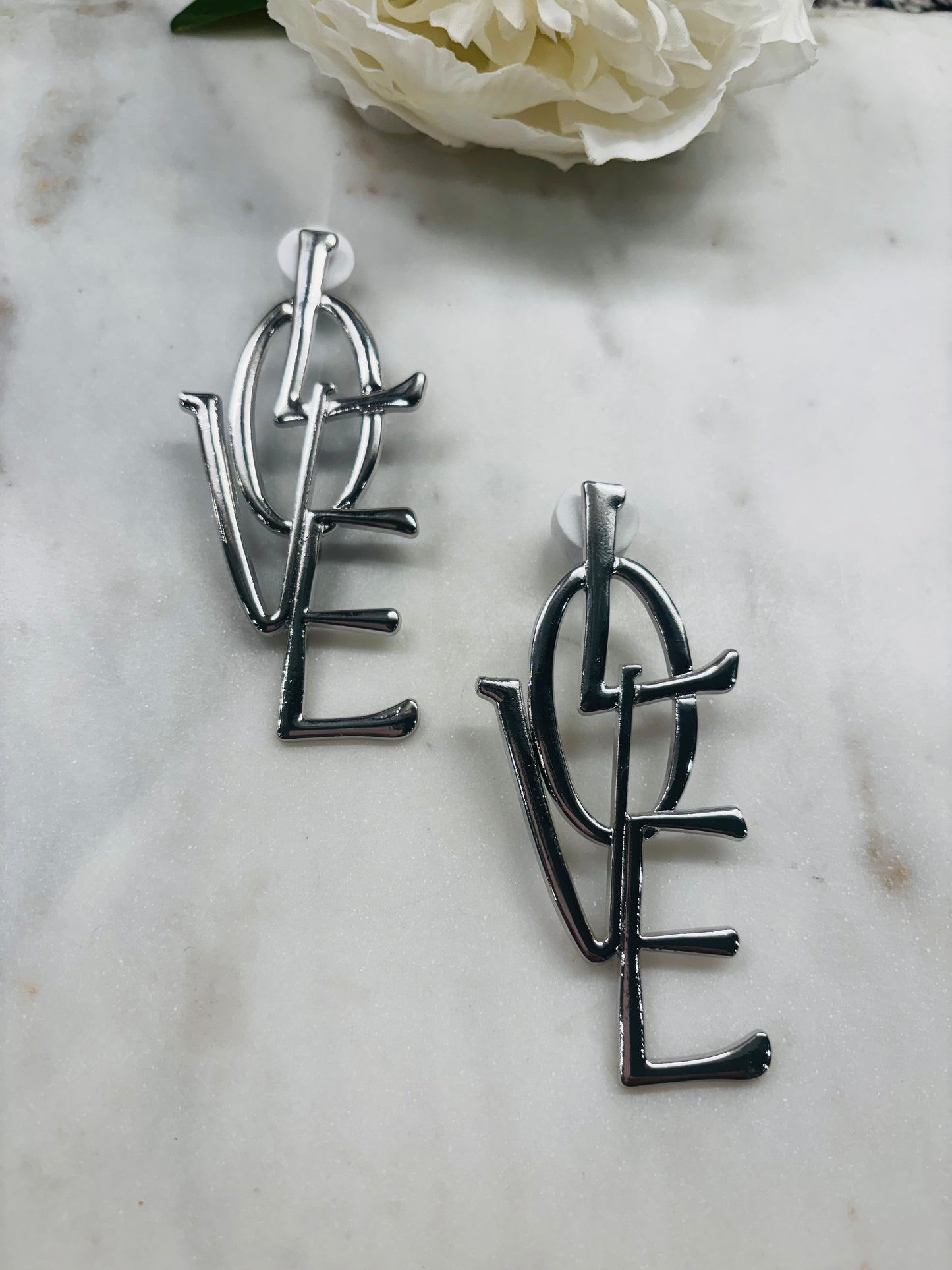 Big Love Earrings - Silver